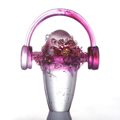 LIULI Crystal Flower Tune into Good