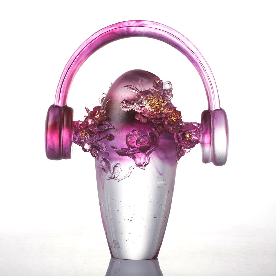 LIULI Crystal Flower Tune into Good
