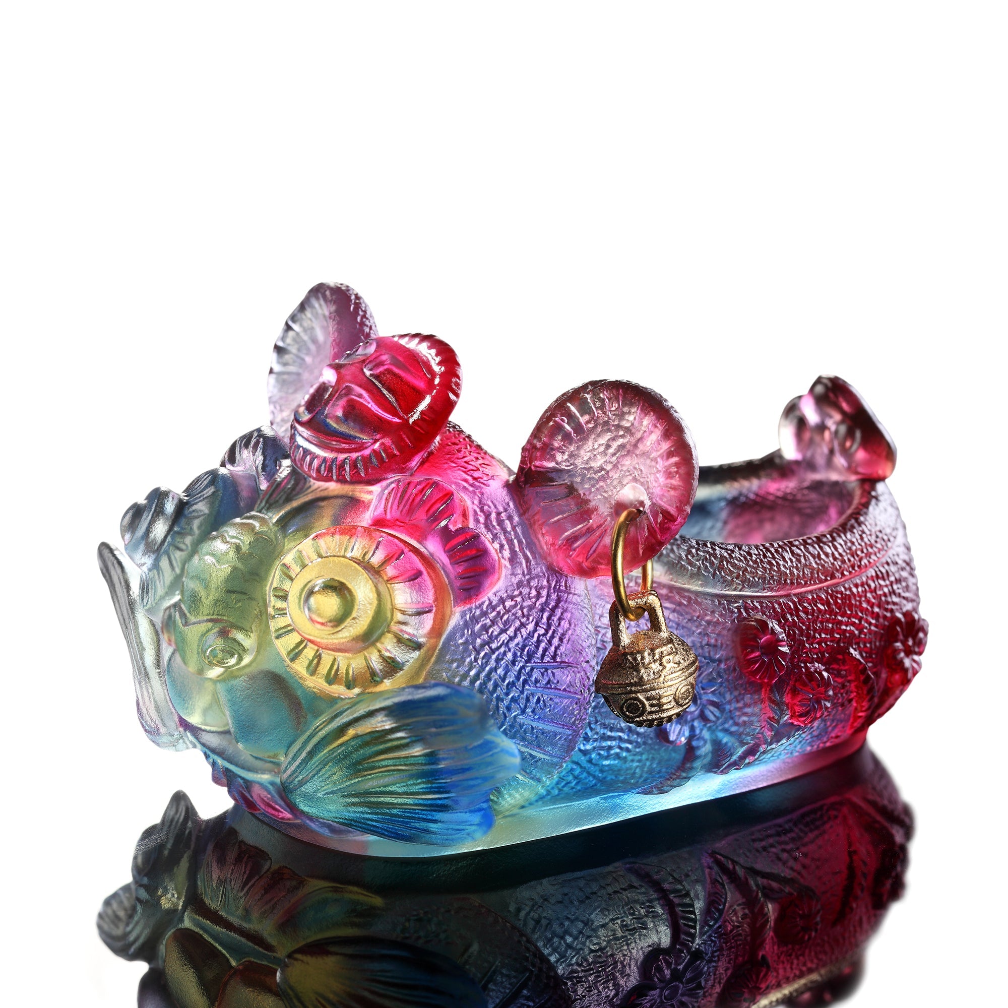 LIULI Crystal Tiger, Chinese Zodiac, Tiger Cub King - LIULI Crystal Art