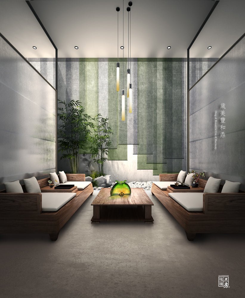 Crystal Vessel, Chinese Ding, Liberality with Dignity-Ding of Beautiful Era of Harmony - LIULI Crystal Art