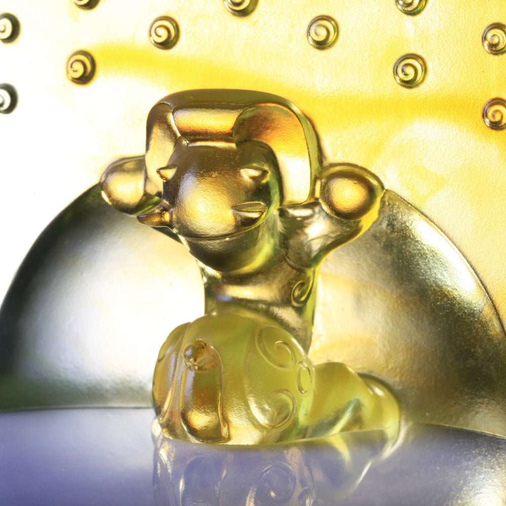 Crystal Vessel, Chinese Ding, Liberality with Dignity-Ding of Beautiful Era of Harmony - LIULI Crystal Art