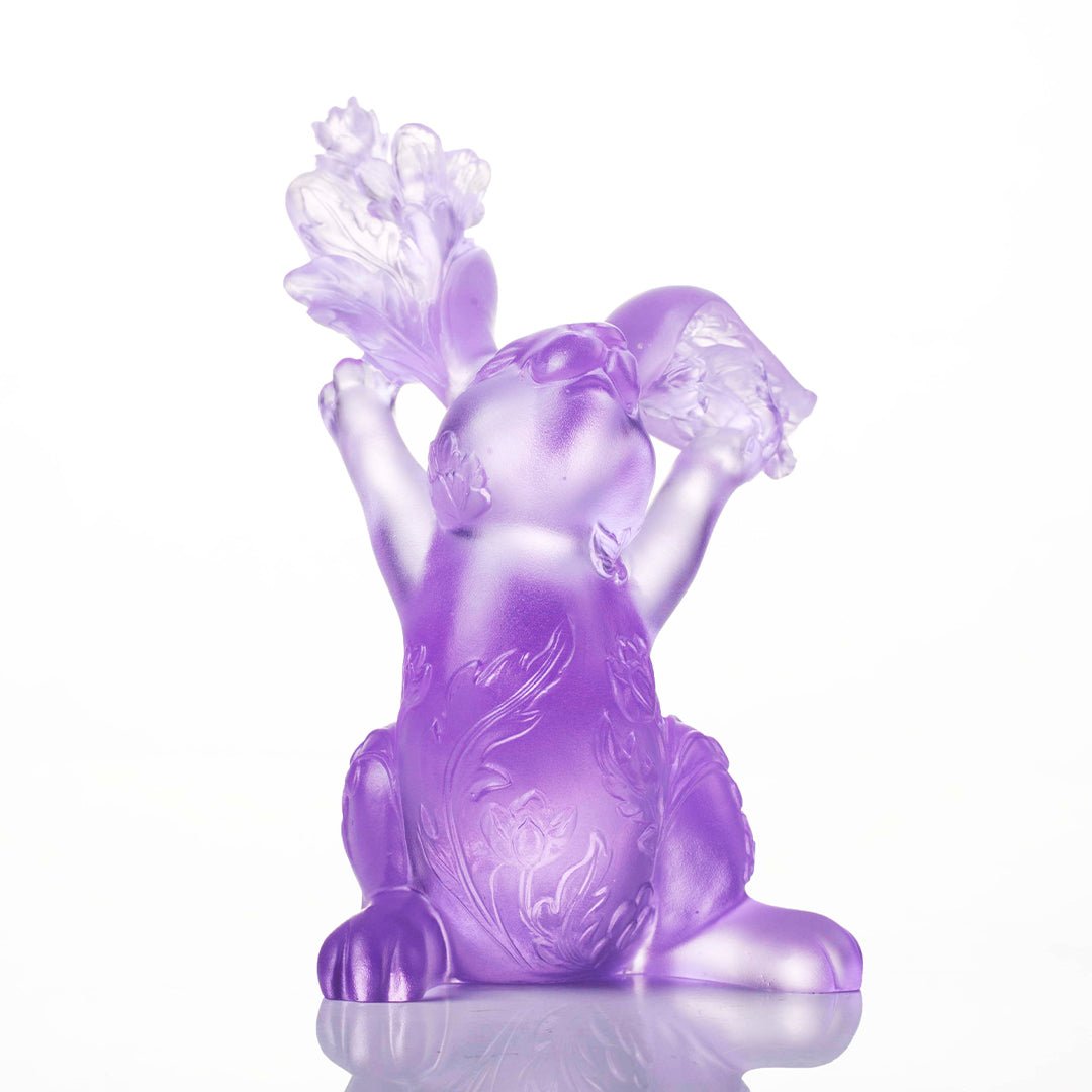 LIULI Crystal Year of the Rabbit Spring Breeze, Felicitous