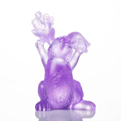 LIULI Crystal Year of the Rabbit Spring Breeze, Felicitous