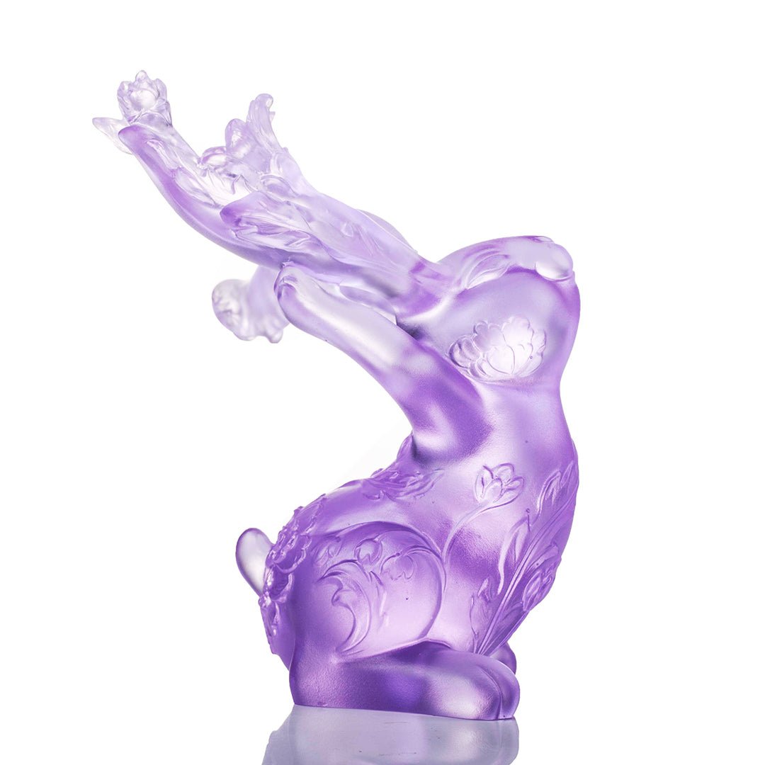 LIULI Crystal Year of the Rabbit Spring Breeze, Felicitous
