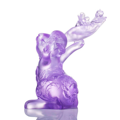 LIULI Crystal Year of the Rabbit Spring Breeze, Felicitous
