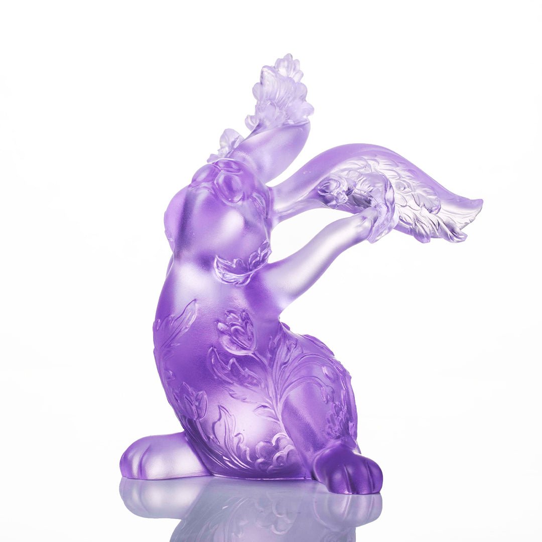 LIULI Crystal Year of the Rabbit Spring Breeze, Felicitous