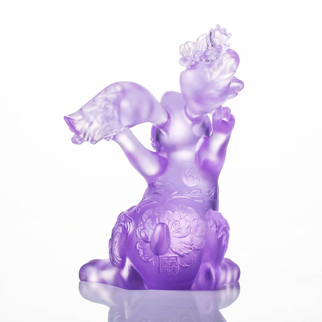 LIULI Crystal Year of the Rabbit Spring Breeze, Felicitous