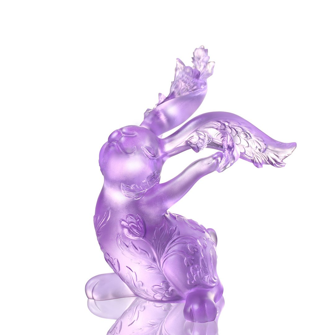 LIULI Crystal Year of the Rabbit Spring Breeze, Felicitous