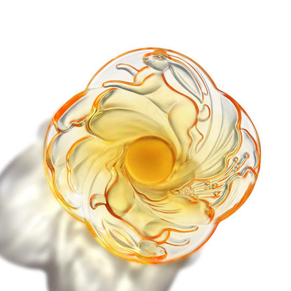 Ruyi Rabbit Dish, LIULI LIVING Tableware, Amber
