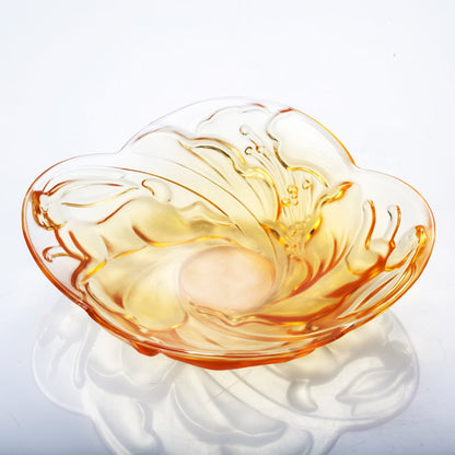 Ruyi Rabbit Dish, LIULI LIVING Tableware, Amber