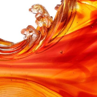 '-- DELETED -- Ubiquitous Brilliance of the Dragon (Harmony) - Mythical Creature (Collector's Edition) - LIULI Crystal Art