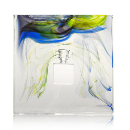 Window of Opportunity and Clarity (Harmony & Peace) - Vessel, Chinese Ding - LIULI Crystal Art